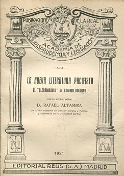 LA NUEVA LITERATURA PACIFISTA.