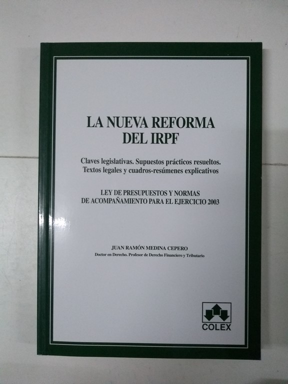 La nueva reforma del IRPF