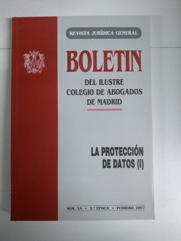 La Protección de Datos (I).