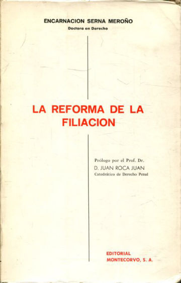 LA REFORMA DE LA FILIACION.
