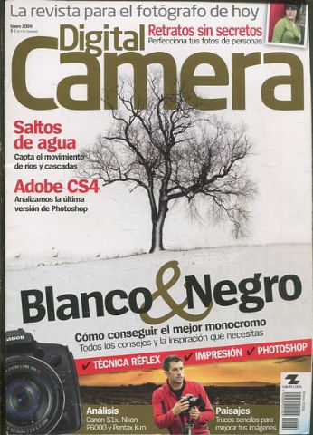 LA REVISTA PARA EL FOTOGRAFO DE HOY. DIGITAL CAMERA. ENERO 2009. Nº 69.