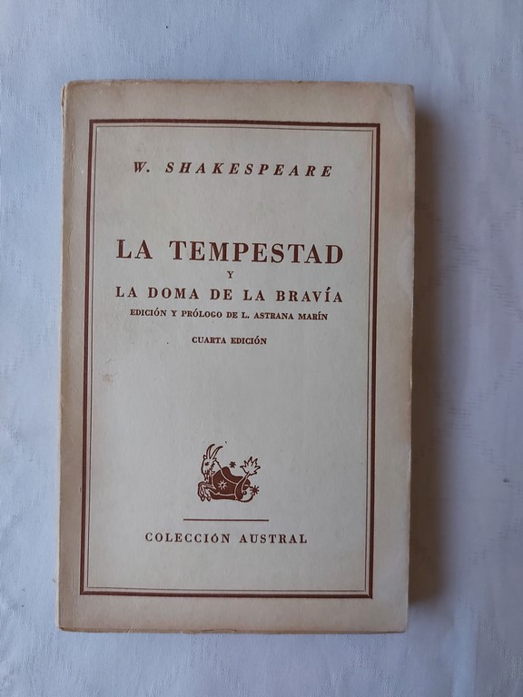 La tempestad. la doma de la bravía