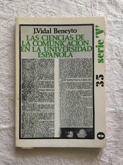 Las ciencias de la comunicación en la universidad española