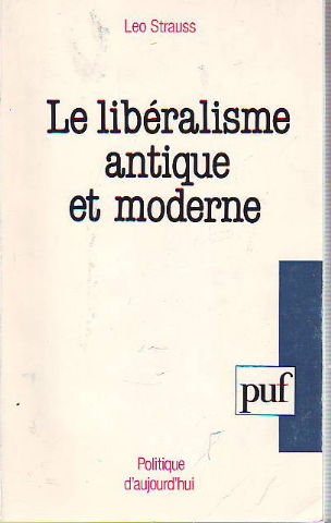 LE LIBERALISME ANTIQUE ET MODERNE.