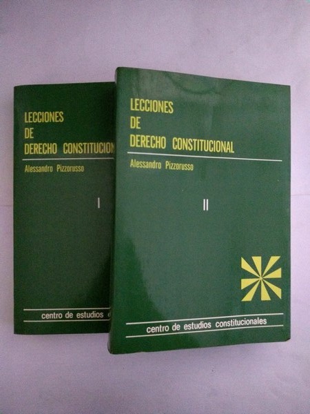 Lecciones de Derecho Constitucional. 2 tomos