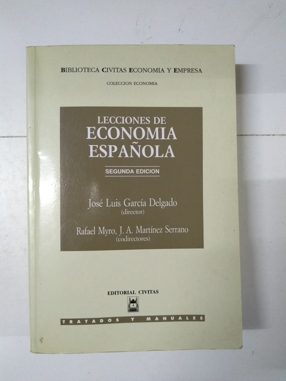 Lecciones de Economía Española