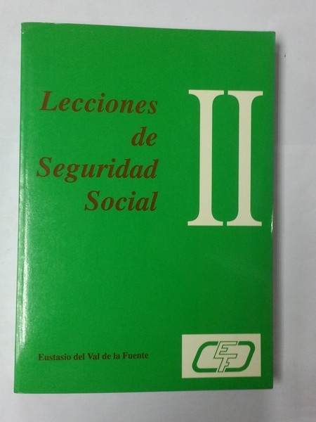 Lecciones de seguridad social. II