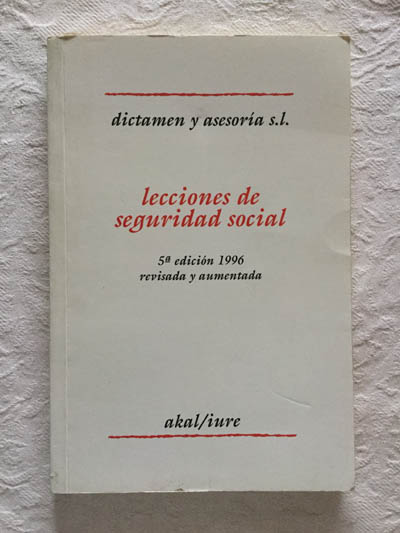 Lecciones de seguridad social
