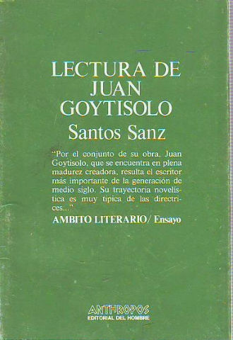 LECTURA DE JUAN GOYTISOLO.