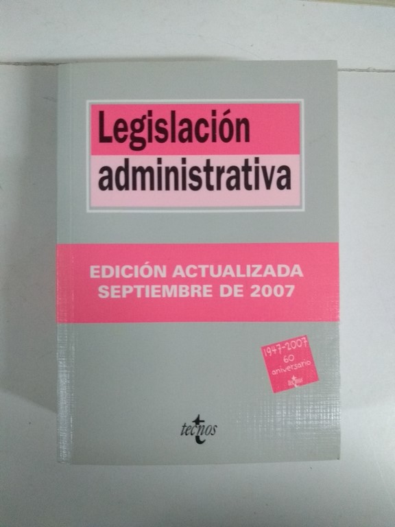 Legislación administrativa