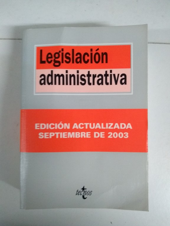 Legislación administrativa