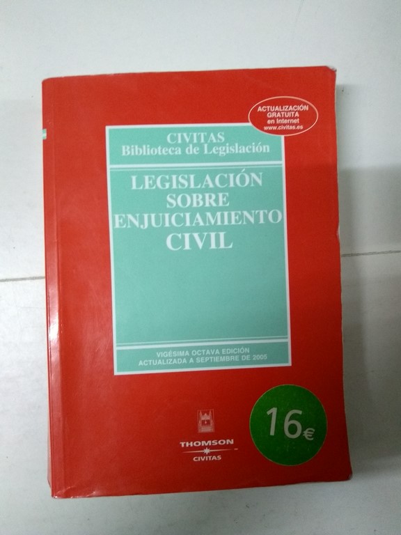 Legislación sobre Enjuiciamiento Civil