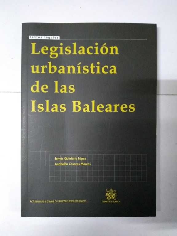 Legislación urbanística de las Islas Baleares