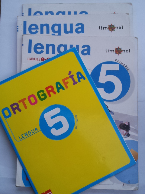 Lengua. 5º Primaria. Timonel. 3 Trimestres. Anexo de ortografía.