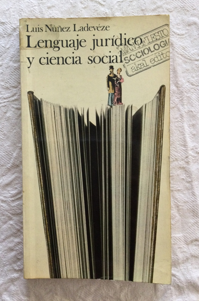 Lenguaje jurídico y ciencia social