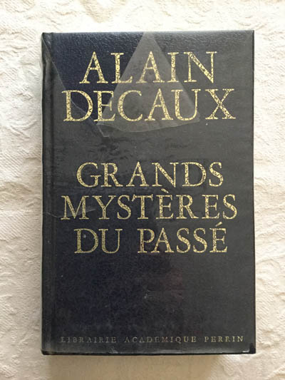 Les grands mystères du passé