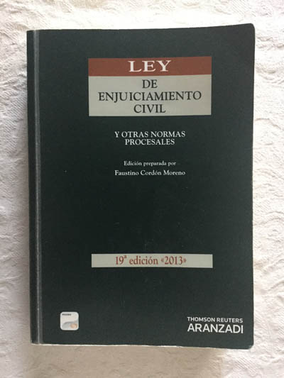 Ley de enjuiciamiento civil y otras normas procesales