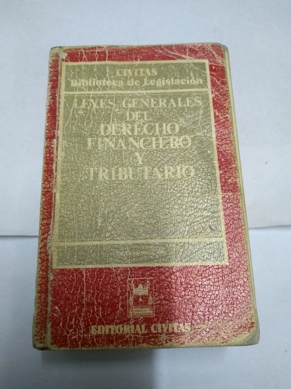 Leyes generales del derecho financiero y tributario