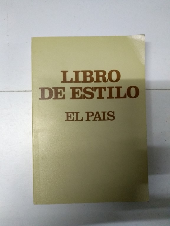 Libro de estilo
