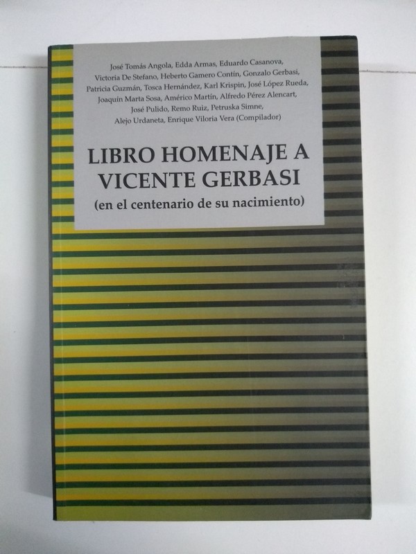 Libro homenaje a Vicente Gerbasi