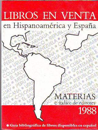 LIBROS EN VENTA EN HISPANOAMERICA Y ESPAÑA. III: MATERIAS E INDICE DE EDITORES.