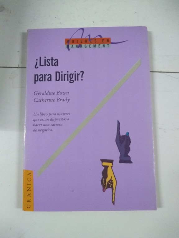 ¿Lista para Dirigir?