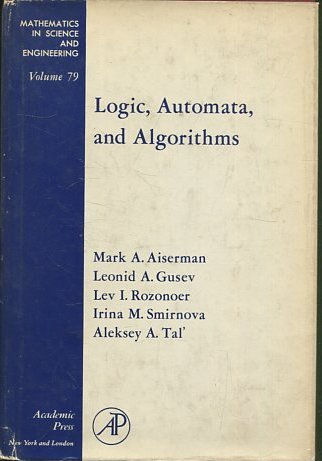 logic, automata and algorithms.