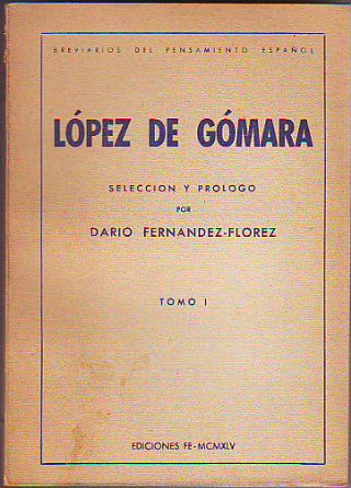 LOPEZ DE GOMARA. I