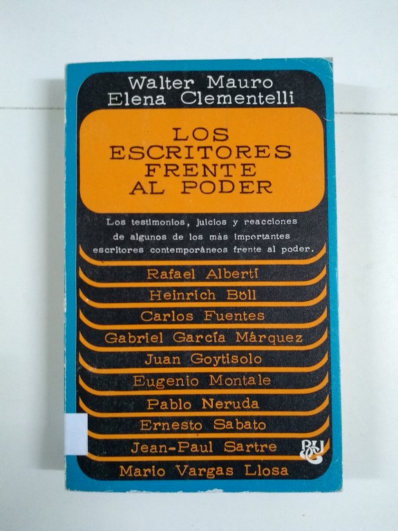 Los escritores frente al poder