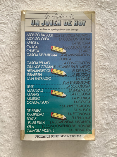 Los estudios de un joven de hoy