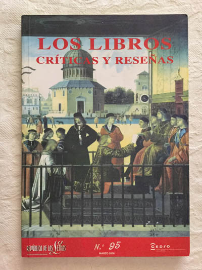 Los libros. Criticas y reseñas (95)