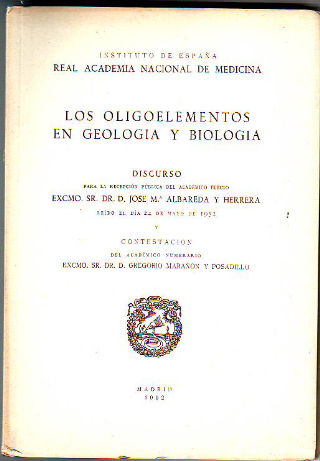 LOS OLIGOELEMENTOS EN GEOLOGÍA Y BIOLOGÍA.