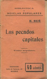 LOS PECADOS CAPITALES. TOMO SEPTIMO.