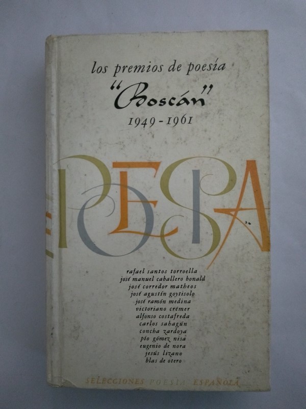 Los premios de poesia “Boscan” 1949 – 1961