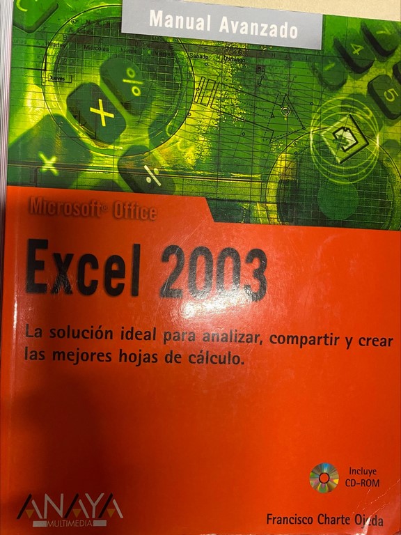 MANUAL AVANZADO DE EXCEL 2003