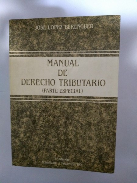 Manual de Derecho Tributario