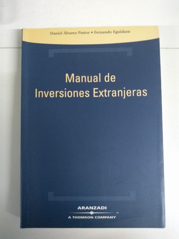 Manual de Inversiones Extranjeras