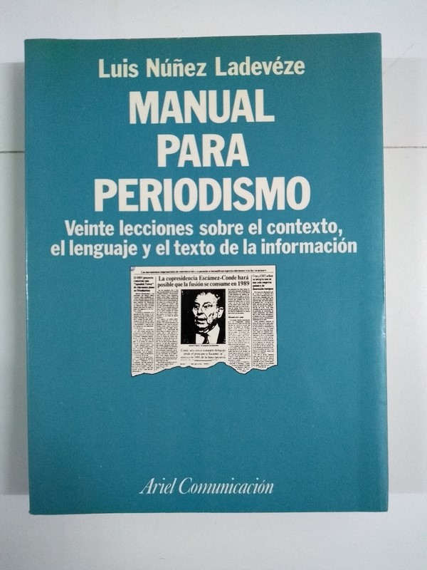 Manual para periodismo