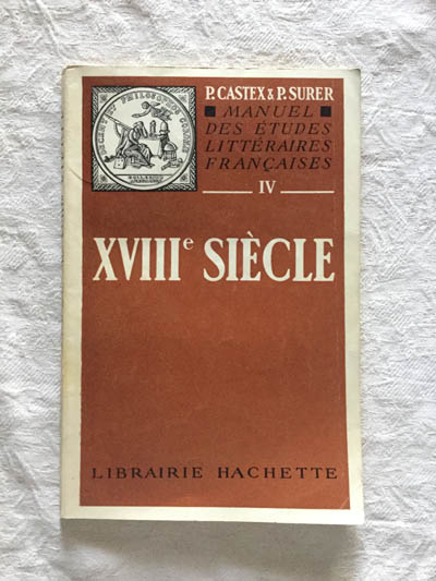 Manuel des études littéraires françaises (IV)