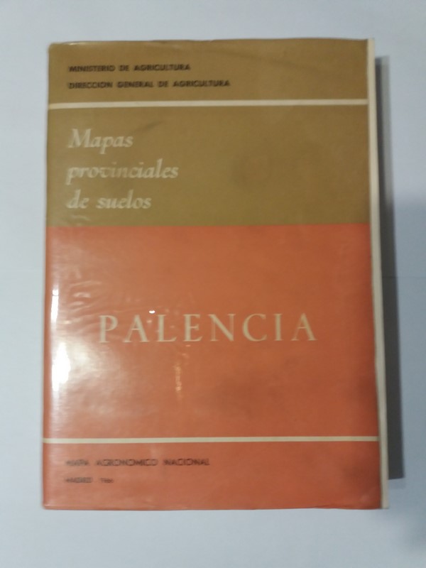 Mapas provinciales de suelos. Palencia