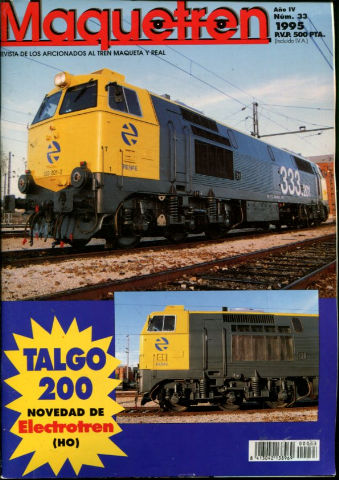MAQUETREN. REVISTA DE LOS AFICIONADOS AL TREN MAQUETA Y REAL. AÑO IV, NUM. 33. LOCOMOTORA ARGANDA ( Y 2). POLONIA: PEQUEÑOS PERO GRANDES. FORD A, AUTOMOVIL DE LA EPOCA DEL VAPOR. UNA MAQUETA DE ESCALA EN N. MODULO, LOS PUNTOS CARDINALES.
