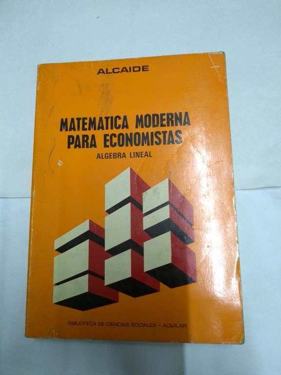 Matemática moderna para economistas