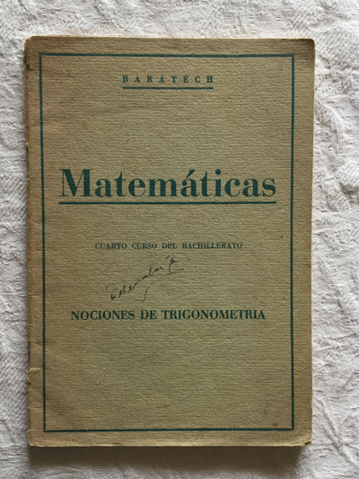 Matemáticas. Nociones de trigonometría