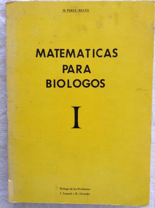 Matemáticas para biólogos I