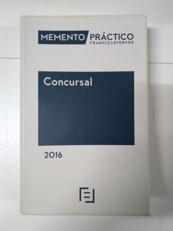 Memento práctico concursal 2016