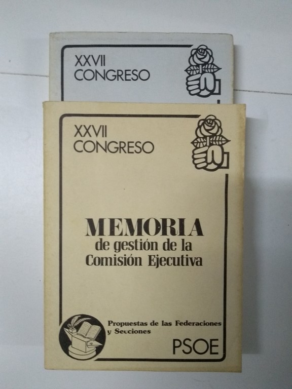 Memoria de gestión de la Comisión Ejecutiva,