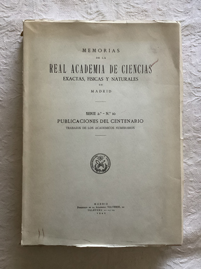 Memorias de la Real Academia de ciencias exactas, físicas y naturales