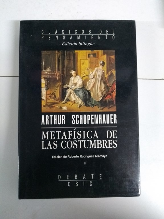 Metafísica de las costumbres