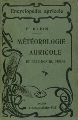 METEOROLOGIE AGRICOLE ET PREVISION DU TEMPS.