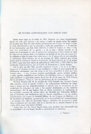 MI ULTIMA CONVERSACION CON EMILIO SAEZ.